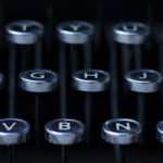 typewriter to represent making writing "click"
