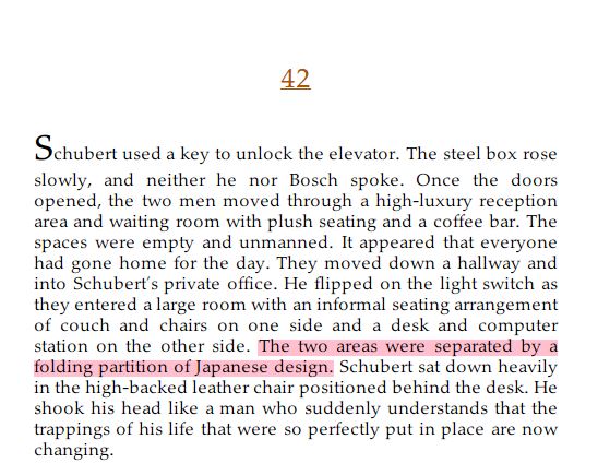 Screenshot of an excerpt from The Crossing with the 'deus ex machina' fixer highlighted