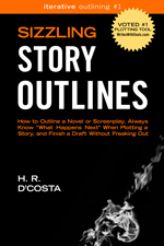 Cover image for Sizzling Story Outlines (a writing guide about how to outline a novel or screenplay)
