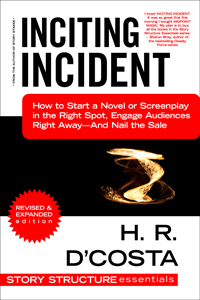 Book cover for Inciting Incident (a deep-dive writing guide that'll help you start your story in the right spot)